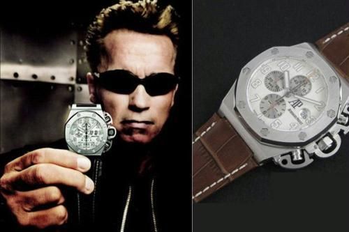 阿诺·施瓦辛格与爱彼皇家橡树离岸型“魔鬼终结者3”计时码表