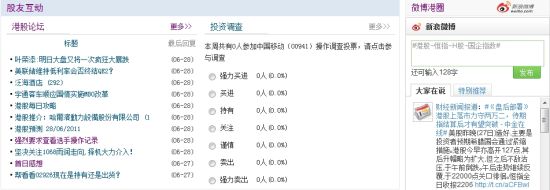 网友互动内容分区