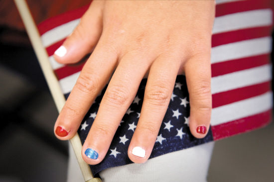 “美国梦”已经成了很多出生在发展中国家的人们的特殊情结 　　Natan Dvir/CFP