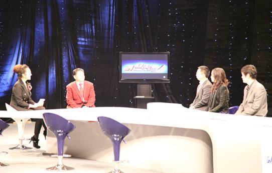 《章光101的财富新王国》演播室录制现场