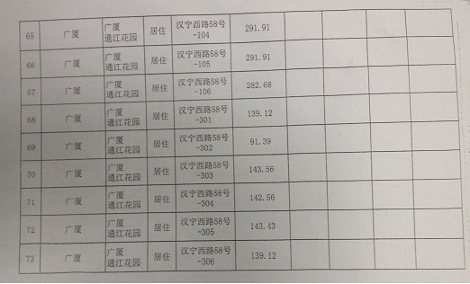 吴英父亲向新浪财经提供的吴英房产情况表8。