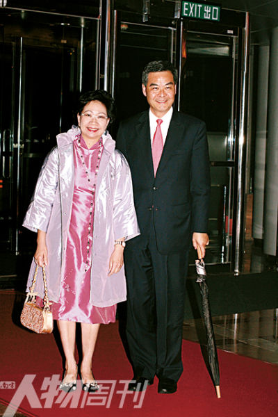 梁振英与太太