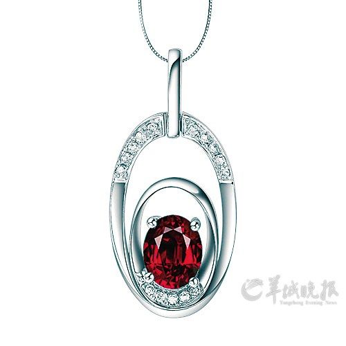 红宝石吊坠