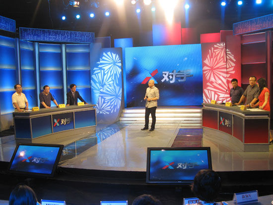 《对手》节目录制现场