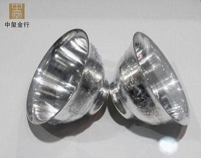 仿蒙古样式银碗