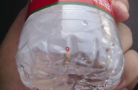 瓶底有一个“针眼”(圈内) 网友图