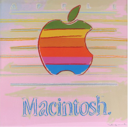 丝网印刷苹果logo