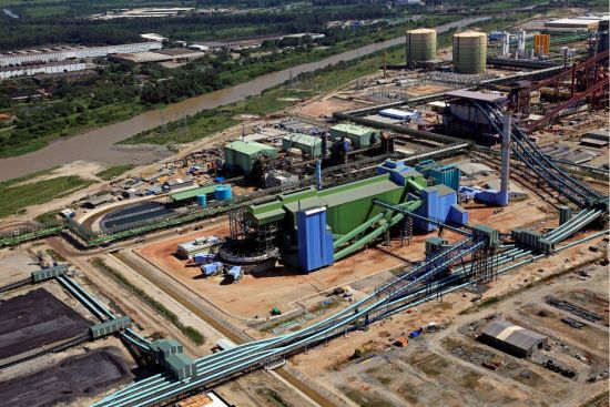 图为蒂森克虏伯与淡水河谷耗子800多亿美元建设的亚特兰大钢铁厂(图源：www.thyssenkrupp.com)