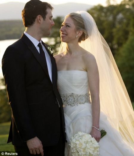 切尔西的老公马克-梅兹文斯基曾在高盛任职，现在在一家对冲基金。(图片来源：路透社)