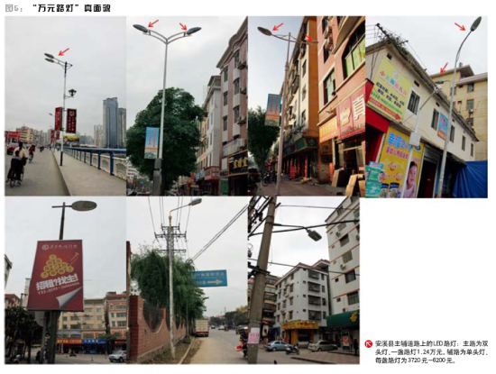 图5：“万元路灯”真面貌