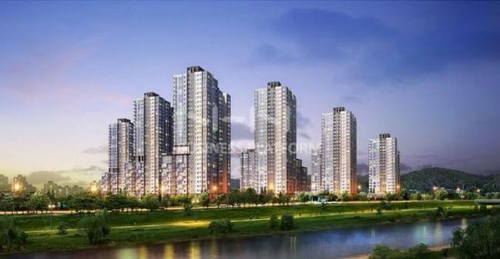 首尔郊区小区效果图