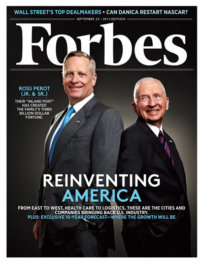 图为最新期《福布斯》杂志封面