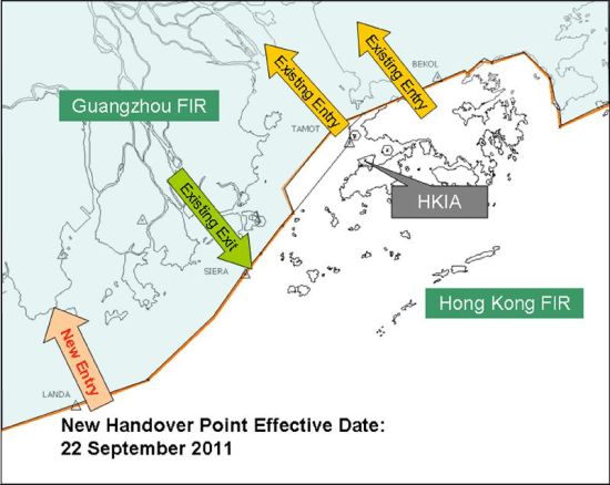 图四：香港与珠江三角洲之间的无形墙