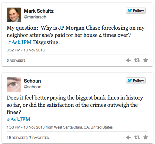 摩根大通遭网友“吐槽”