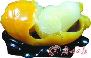 金丝玉工艺品。