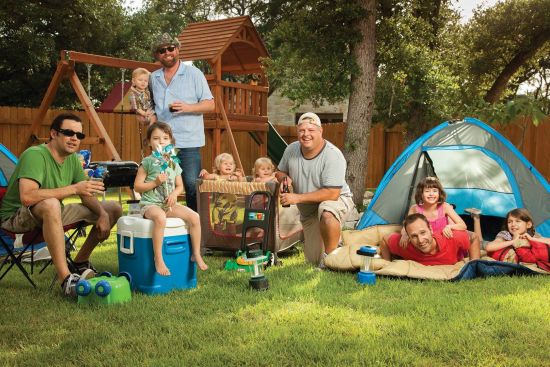 四位奶爸，从左向右依次是： Stone， Nathan, Rick, Sean. (图片来自节目官网)