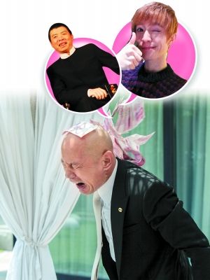 《私人订制》的剧中，葛优饰演的角色被钱狠狠地砸中，估计片方也很希望这一场景能变成现实！ 