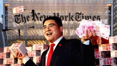 陈光标最近表示想收购《纽约时报》，“只要价格适合，没有什么是不能买的！”