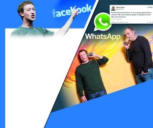 WhatsApp的两名创始人布莱恩·阿克顿（Brian Acton）和扬·库姆（Jan Koum）