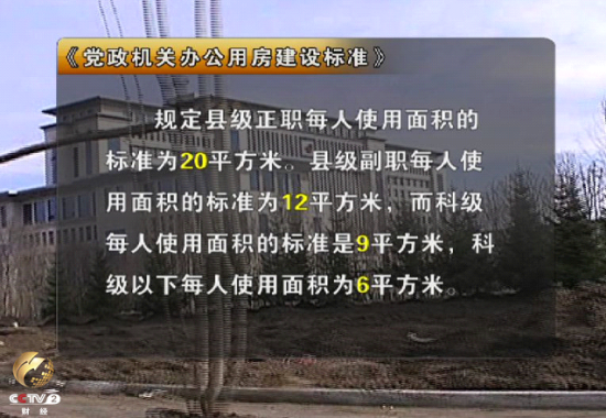 《党政机关办公用房建设标准》相关规定
