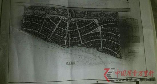 上图为项目负责人向记者出具的总平面图，图中经济技术指标显示，项目容积率为0.76。