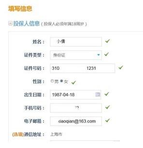本报记者按网站上的指引，亲自体验的网络投保过程。