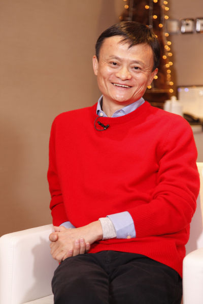 图为马云。