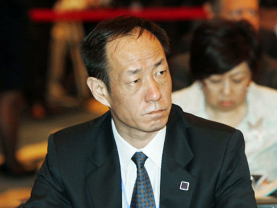 图为证监会办公厅主任赵争平。