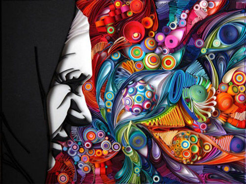 俄罗斯惊艳衍纸艺术 我生君已老