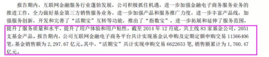 摘自东方财富(300059)2014年年度报告正文1