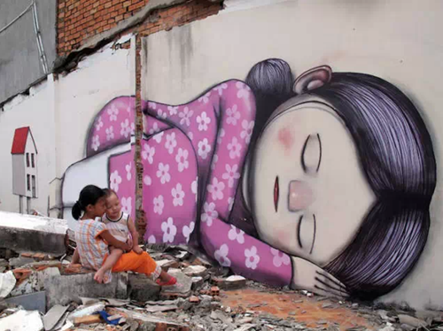 在越南胡志明市的作品