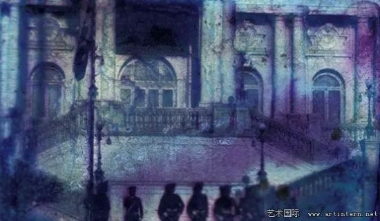 瓜纳巴拉宫排队的卫兵，里约热内卢，巴西，1973年，图片来源：兰迪·泰勒(Randy Taylor)