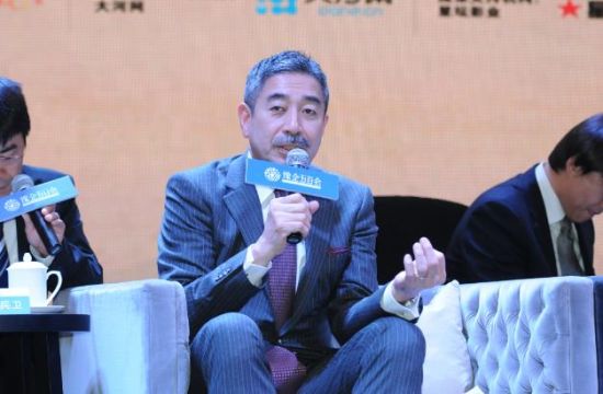 增田德兵卫来到中国与中国的企业家们交流