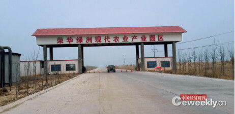甘肃武威荣华绿洲现代农业产业园。