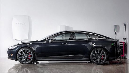 特斯拉家庭电池能量墙(Powerwall Home Battery)。