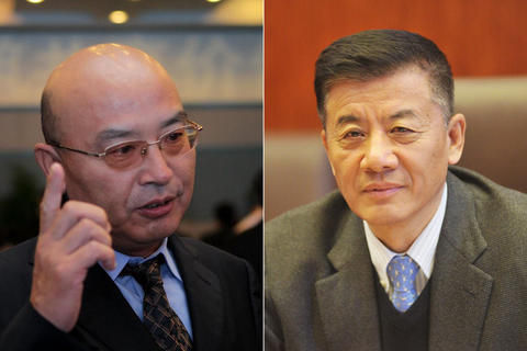 资料图:何文波(左),周中枢