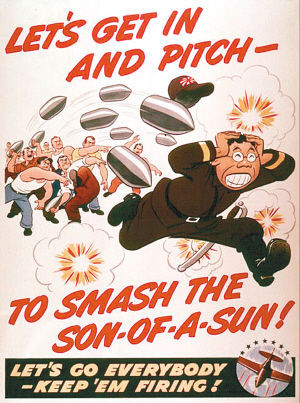 美国反法西斯宣传画