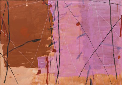 冲动，谭平，布面丙烯，2015  落满尘埃的爵士乐，谭平，布面丙烯，2015