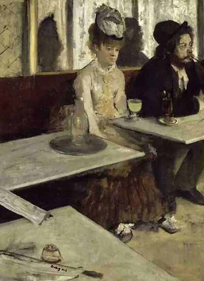 　Edgar Degas）《苦艾酒》（L'Absinthe）