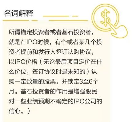 图3 名词解析—锚定投资者