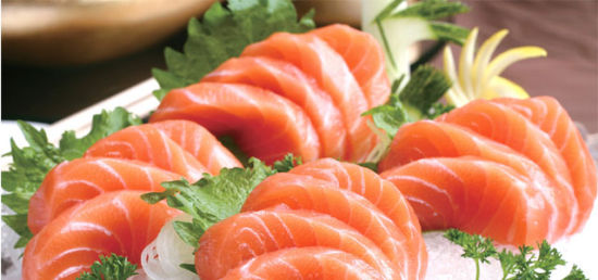 三文鱼刺身.(图片来自网络)