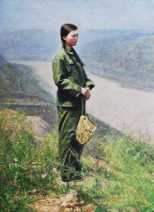 一些圈内的朋友和不少来画廊的客人都不约而同地询问画家张大中的作品