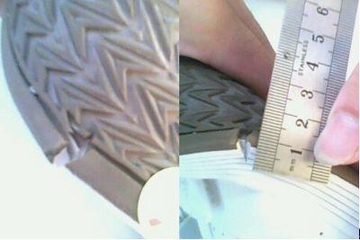 　消费供图：断底安踏鞋的长度