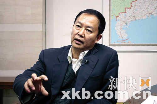 曾兆庚接受本报记者采访。　李咏祁/摄 