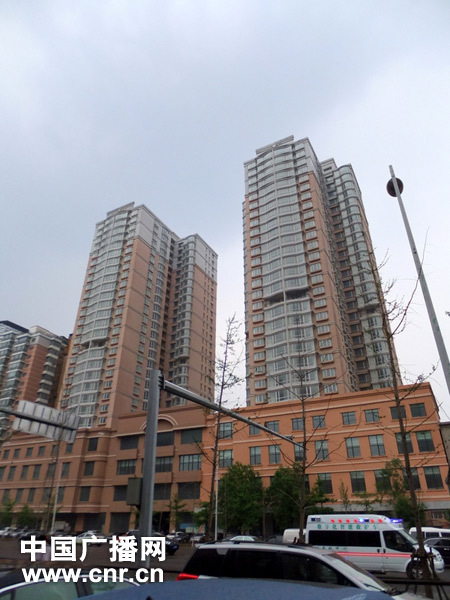 中宇花园位于沈阳一环路内的黄金地段。(中国之声记者 白宇/摄)
