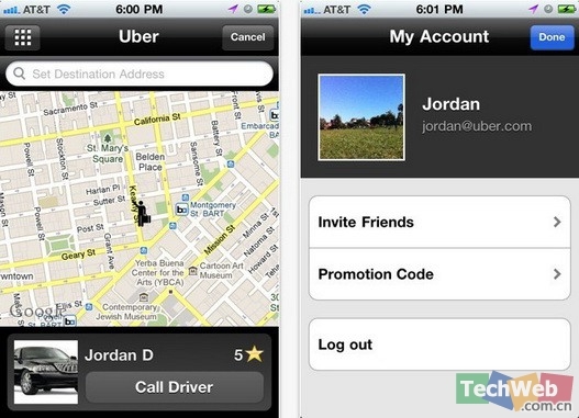 　　iPhone app 截图(TechWeb配图)