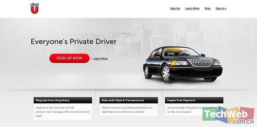 　　Uber相关图片(图片来源：Techweb.com.cn)