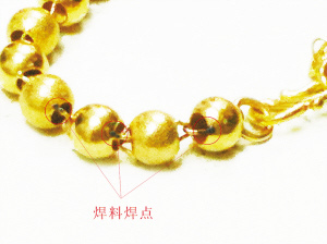 金市“李鬼”悄露脸20克金项链铱金充数