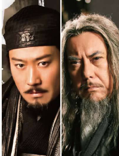 黎明饰演的刘邦 黄秋生饰演的范增