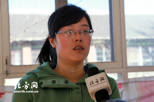 　　北方网记者采访刘莹